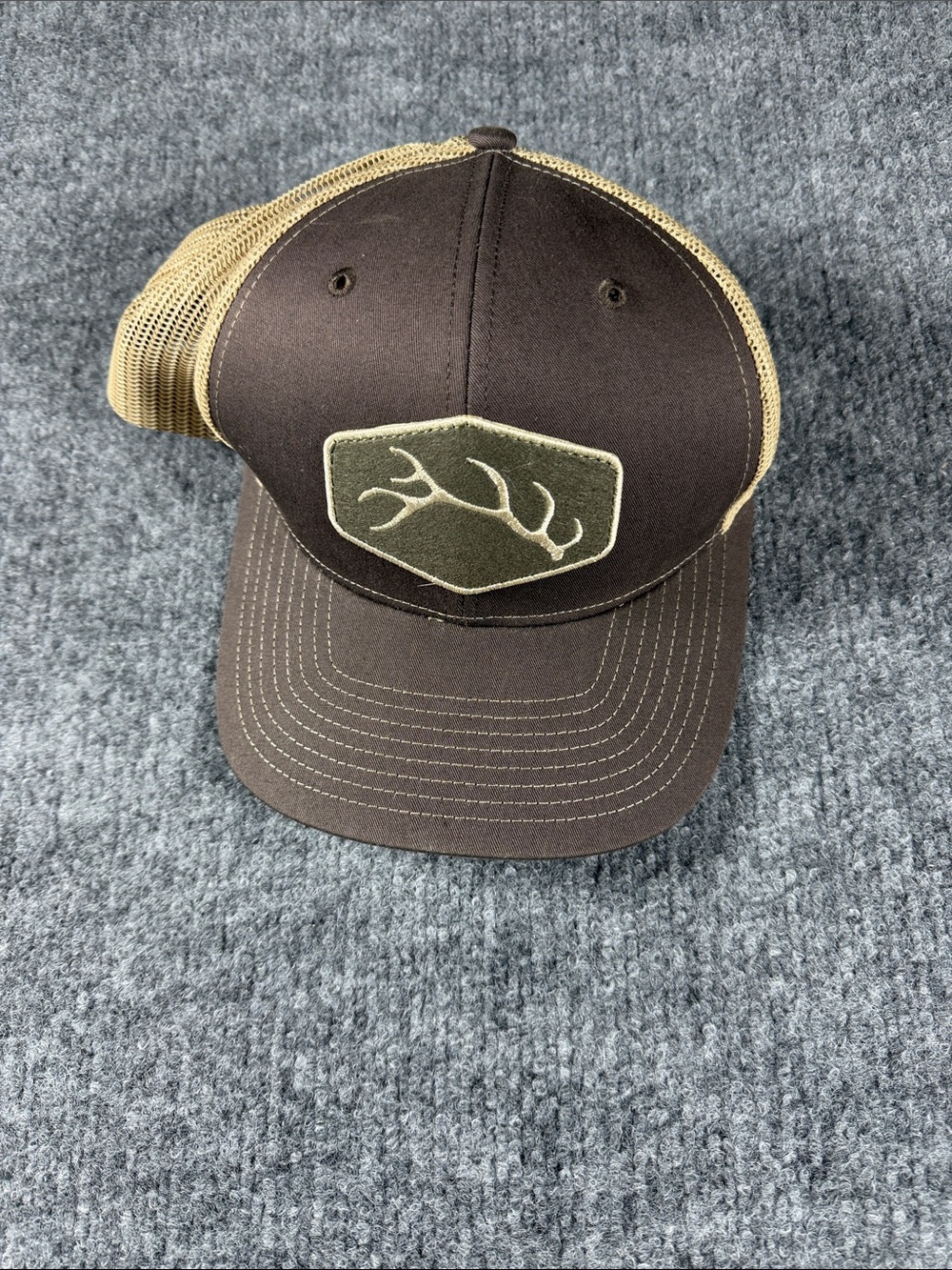 Richardson 112 Antler Hat - Deer Hunter Gift - Men's SnapBack Adjustable Hat - T